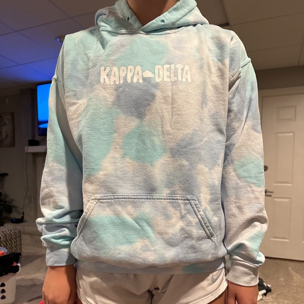 Gilden Kappa Delta tie dye sweatshirt